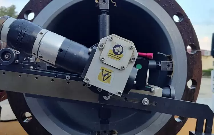 Revestimento de flange de 18″ interno usando nosso FI24P Dammam – Arábia Saudita