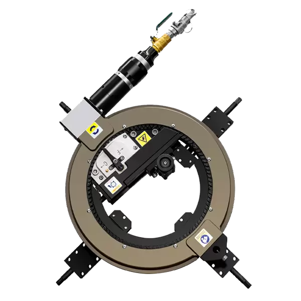 Guia de operação de segurança para máquina de faceamento de flange