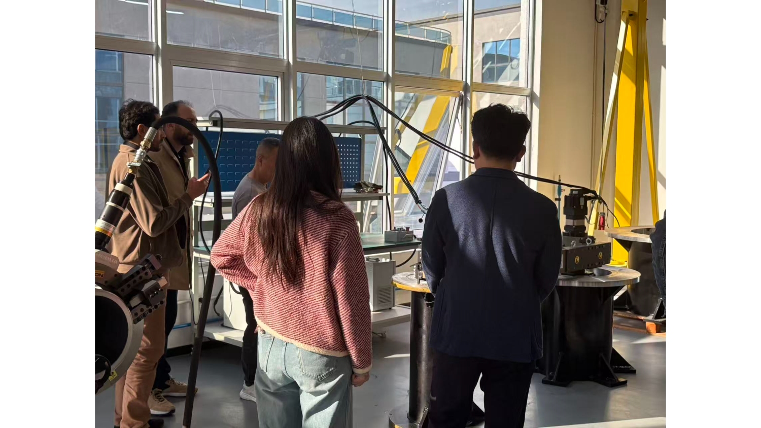 Máquina de faceamento de flanges de 3 metros