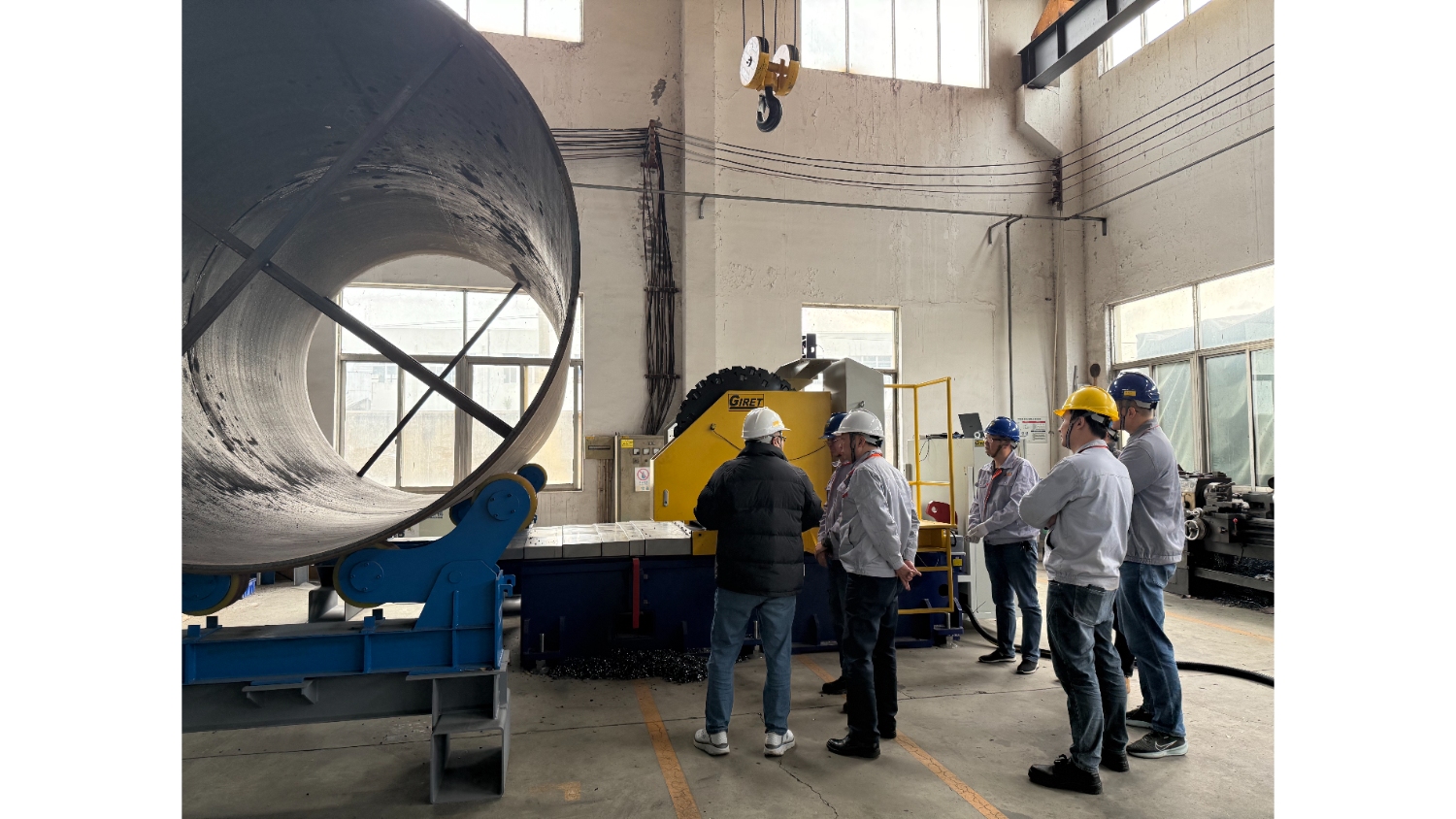 Máquina de fresagem de costura circunferencial de tubos GPM-CM