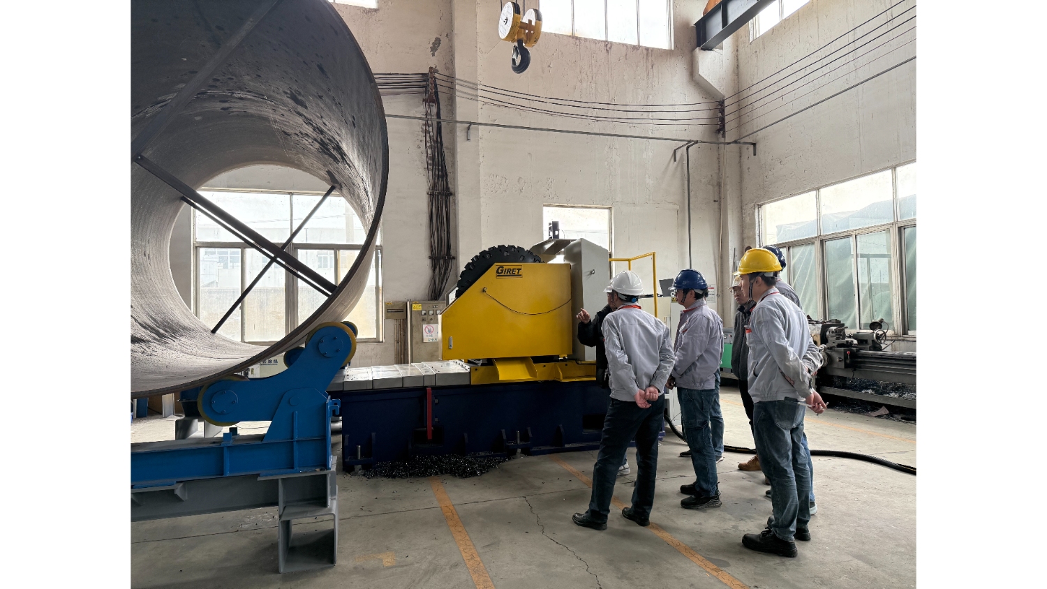 Máquina de fresagem de costura circunferencial de tubos GPM-CM